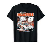 Hooters Racing #9 Coming in Hot Hot Wing Funny Retro T-Shirt