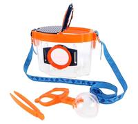 HOOTNEE 1 Ensemble Loupe Insecte Kit D'exploration en Plein Air Enfants Kit De Cage D'observation D'insectes Bac à Insectes Kit Mallette D'observation D'insectes Plastique
