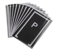 HOOTNEE 10 pièces Autocollants Parking Voiture pour Garçon Fille Décor Mural Amovible pour Chambre Garçon Fille Jeux Imaginatifs et Fête Thème Voitures Stickers Flexibles pour Lisse