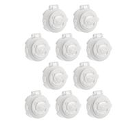 HOOTNEE 10 Pièces Lot de 10 Verrous de Sécurité Garçon et Filles pour Boutons-Poussoirs de Lave-Linge et Machine à Laver, Cache-Bouton en Plastique Résistant à L’Eau, Protection