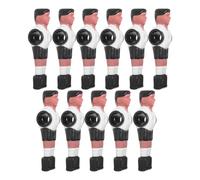 HOOTNEE 11 Pièces Figurines de Joueurs de Foot en Plastique, Noir | Pièces de Remplacement pour Foot, Équipe Complète, Usage Lors de Fêtes et Réunions Entre Amis