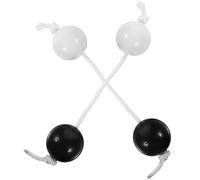 HOOTNEE 2 pièces Balles de Rythme Percussion Double à Secouer Instrument de Musique pour Musical Amusant pour Fêtes et Apprentissage