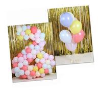 HOOTNEE 200 pièces Lot de Ballons Macaron Multicolores Décorations Festives pour Anniversaire Garçon Fille et Adultes Fournitures de Fête Polyvalentes