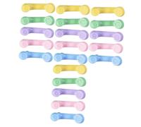 HOOTNEE 25 pièces Mini Combiné Téléphonique Décoratif Rétro Miniatures Colorées pour Maison de Poupée Éducatif et Accessoire de Décoration Réaliste pour Garçon Fille