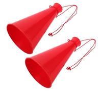 HOOTNEE 2pièces Mégaphone Jouet Lot pour Pom-Pom Girls Accessoire de Cheerleading Bruyant et Portable pour Encourager Les Supporters et Divers Événements