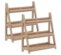 HOOTNEE 2pièces Miniature Accessoires De Décoration pour Maison De Poupées De Étagères De Rangement pour Mobilier De Mini Maison pour Créer Une Ambiance Stylée Et Réaliste