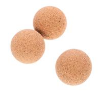 HOOTNEE 3 pièces Balles de Football Liège pour Table de Foot Boules Bois Résistantes pour Jeu de Football de Table Portable Accessoires Remplacement