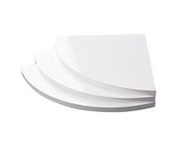 HOOTNEE 3 pièces Étagères Murales Angle Rondes Ensemble de à Montage Mural pour Décoration de Chambre Bureau et Maison Étagères Flottantes pour Cadres et Objets Décoratifs