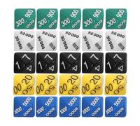 HOOTNEE 30 Pièces Lot de Dés Colorés Petits pour Jeux de Société Dés de Valeur Positionnelle Portables pour Soirées Bars et Divertissements Accessoires Légers et Faciles à Transporter