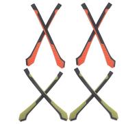 HOOTNEE 4 Paires Manchons Caoutchouc Souple pour Branches de Lunettes Garçon Fille Protection Antidérapante et Antidérapage Remplacement Confortable des Bras de Lunettes Accessoires