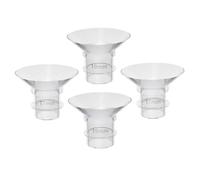 HOOTNEE 4 Pièces Inserts Silicone pour Tire Lait de Réutilisables Accessoires de Bride Flexible pour Pompes à Lait Dimensions