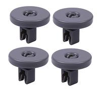 HOOTNEE 4 pièces Roues de Remplacement pour Rack Inférieur de Lave Vaisselle Accessoires Universels Installation Facile Compatibles Majorité des Lave Vaisselles