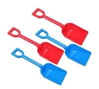 HOOTNEE 4 Pièces Set de Pelles de Plage Colorées Plastique pour Garçon Fille de Sable Solide pour Jeux Extérieurs pour Garçons et Filles Stimulation Créative et Exploration Nature