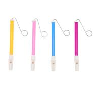 HOOTNEE 4 pièces Sifflet à Glissière pour Garçon Fille Musical Plastique Instrument Sonore pour Fête et Apprentissage Musical Garçons Filles