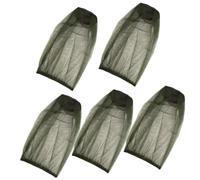 HOOTNEE 5 Pièces Chapeau Moustiquaire Professionnel Multi-fonctions Casquette de Portable avec Filet Respirant Protection Insectes pour Jardinage et Activités Extérieures Couleur Vert