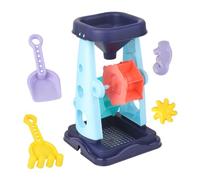 HOOTNEE 5 pièces Kit de Jouets de Plage Garçon Fille avec Sable Pelle et Sablier Accessoires Colorés Aléatoires Jeu Extérieur pour Baignade Piscine et Bac à Sable et Couleur Aléatoire