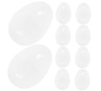 HOOTNEE 50pièces Boules Plastique Transparentes à Remplir Pour Stockage De Bonbons Boîtes Coquille Œuf Multi-usage Pour Emballage Et Présentation Accessoires Pour Distributeur Automatique