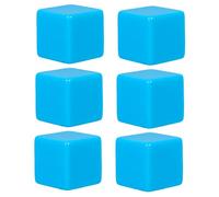 HOOTNEE 6 Pièces Dés Vides Écrits Plastique pour Activités Éducatives et Projets DIY Classe Cubes Interactifs pour Apprentissage et Amusement Famille