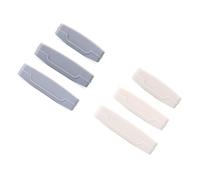 HOOTNEE 6 Pièces Presse-tubes Dentifrice Manuel Kit Gris et Blanc Grand Moyen Petit Accessoire Salle de Bain pour Organisation et Économie