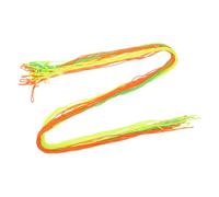 HOOTNEE 60 Pièces 60 Cordes de Yo-Yo de Compétition 24 Brins 105 CM en Nylon - Pack 60 Pièces Couleurs Jaunes, Orange et Vert - Ficelles Réactives pour Entraînement et Loisirs Créatifs