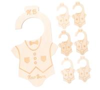 HOOTNEE 7 Pièces Séparateurs pour Vêtements Garçon Fille Organiseurs Penderie Garçon Fille Diviseurs Armoire pour Rangement Chambre Lot Lisse