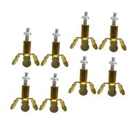 HOOTNEE 8pièces Support Trépied Mèche Huile Lampe à Huile Wick Holder pour Prières Au Temple Accessoire De Lampe à Beurre Support Résistant Et Pratique pour Divers Types