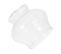 HOOTNEE Abat-Jour en Verre pour Lampe à Huile Coupe-Vent Couvercle en Verre Épais 10 CM Accessoire de Voyage pour Camping Décoration Intérieure