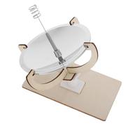 HOOTNEE Aides D'enseignement du Poêle Solaire Maquette Kit D'expérimentation en Sciences Physiques Kit De Jouets à Énergie Solaire Projets D'expériences Scientifiques en Bois
