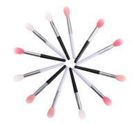 HOOTNEE Applicateur de Rouge à Lèvres Silicone 12 Pièces Manche de 60 CM Pinceau pour Masque à Lèvres Adapté Maquillage Visage Couleur Aléatoire