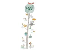 HOOTNEE Autocollant Mural Toise Animaux Forêt pour Chambre D'garçon et Filles en Pvc, Design Créatif et Pratique pour Mesurer la Croissance des Garçon et Filles en Maternelle