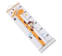 HOOTNEE Autocollant Murale Mesure Hauteur Garçon Fille Charmant Décor Cartoon pour Chambre Garçon Fille Facile à Installer Girafe Jaune pour Salon Ou Chambre