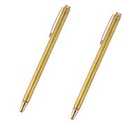 HOOTNEE Baguettes de mesure pour la divination 2pcs en cuivre, tiges télescopiques pliables, forme stylo et L, faciles à transporter, pour recherche sur le terrain et détection d'objets