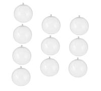 HOOTNEE Ballon De Plage Gonflable Transparent 5.00 Pouces Lot de 10 Jouets Piscine SéCurité Parent-Enfant DéCoration FêTe ÉTé ExtéRieur Polyvalent