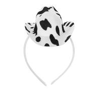 HOOTNEE Bandeau Vintage Chapeau de Costume Victorien en Polyester Blanc, Léger et Facile à Assortir, pour Fête Costumée et Roaring Tea Party