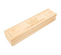 HOOTNEE Boîte à Souvenirs Bois Naturel, Format Compact, Couleur Bois Clair, Coffret Solide pour Annoncer la Grossesse, Idée Présent Mémorable pour Futurs Parents et Famille, Rangement