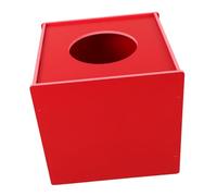 HOOTNEE Boîte à Tirage Au Sort Rouge Récipient Multifonction pour Collecte Jeux de Fête et Dons pour Événements et Réunions