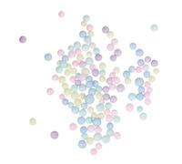 HOOTNEE Boîte de Boules de Mousse Colorées 4-6 MM pour Pâte à Modeler DIY Perles de Remplissage Décoratives pour Loisirs Créatifs Accessoires de Pâte à Modeler pour Garçon et Filles et