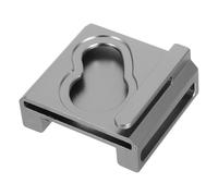 HOOTNEE Boucle de Ceinture pour en Métal Gris Clip Fonctionnel et Sécurisé pour Cosplay et Arts Martiaux Accessoire Léger Compatible Ceintures Standard Conventions et Soirées Costumées