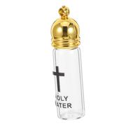 HOOTNEE Bouteille pour Bénite Couvercle Chrétien pour Baptême Décoration Église de Mariage