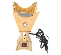 HOOTNEE Brûleur Électrique Vintage pour Résine Support Décoratif Léger et Portable Diffuseur Parfum pour Maison Ornement de Table Compact et Stable Purification et Ambiance Zen