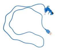 HOOTNEE Câble de Charge Rapide Chien Bleu, Métal Plastique, Type C | Chargeur Chien, Câbles USB de Type C, Design Mignon, Compatibilité Large, Accessoire Stylé
