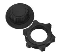 HOOTNEE Cache-écrou pour Ventilateur Électrique, 2 Pcs, Pièces de Remplacement, ABS Noir, Accessoires pour Réparation de Ventilateur et Fixation de Grille