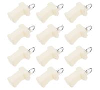 HOOTNEE Capuchons de Rail Coulissant en Plastique 20 Pcs Bouchons de Fermeture pour Rails de Rideaux Vintage Accessoires Pratiques de Fenêtres Compatibles pour Usage Domestique