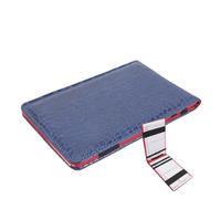HOOTNEE Carnet de Score de Golf en Cuir PU Bleu, Léger et Facile à Écrire, Pliable à Plat, Golfeurs et Leurs Amis Lors des Compétitions Couleur Aléatoire