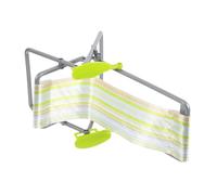 HOOTNEE Chaise Pliante Décorative pour Maison De Poupée Modèle De Transat De Plage Miniature Accessoire De Et Rayé