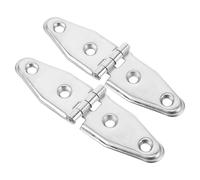 HOOTNEE Charnières de Pont de Bateau en Acier Inoxydable 4 Pouces, 2pcs, Support pour Trappes Moteur, Fonctionnement Fluide, Matériel Marin Solide pour Espaces Réduits