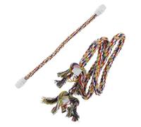 HOOTNEE Corde en Coton pour Oiseaux, 2 pièces, Support pour Perroquet, perchoir Debout, Maison, pour perroquets, développe l’équilibre