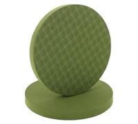 HOOTNEE Coussin de Genoux de Yoga en Eva Vert, Rembourré et Réutilisable, Accessoire de Yoga Antidérapant pour Entraînement Intérieur Facile à Ranger