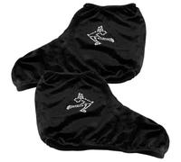 HOOTNEE Couvre-Bottes de Patinage Noir M, Polyester, pour Patins | Coupe Ajustée, Soutien pour Bottes de Patinage Artistique, Usage Patinage et Roller, Protection la Saleté