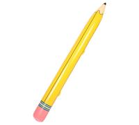 HOOTNEE Crayon Gonflable Géant en Pvc Jaune 115x10 Cm, Crayon Extra Large, Décoration Salle de Classe et Ballon de Rentrée Scolaire, Accessoire Festif pour Fêtes et Anniversaires